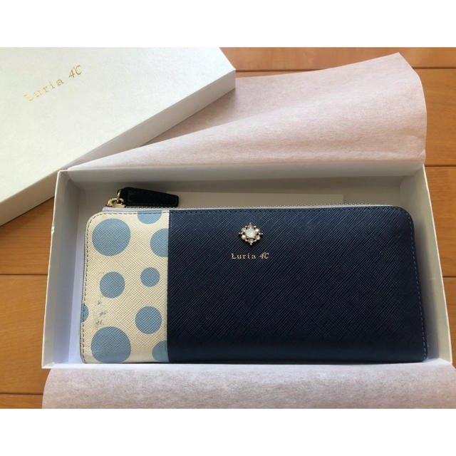 4℃(ヨンドシー)のルリア4℃ 長財布 ブルー レディースのファッション小物(財布)の商品写真