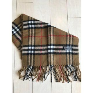 バーバリー(BURBERRY)のBurberry ベージュマフラー(マフラー)