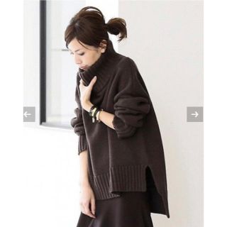 アパルトモンドゥーズィエムクラス(L'Appartement DEUXIEME CLASSE)の新品・未使用☆Back Long タートルネック Knit(ニット/セーター)