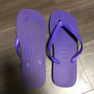 ハワイアナス(havaianas)のハワイアナス メンズ サンダル 28cm パープル(ビーチサンダル)