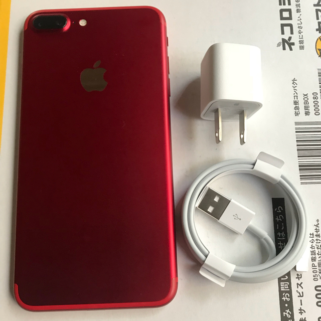 iPhone 7plus red 128GB SIM フリー