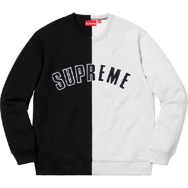 Supreme Split Crewneck Sweatshirt Mサイズ