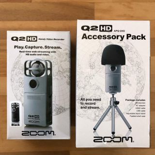 ズーム(Zoom)のZOOM Q2HD ＋ アクセサリーパック(ビデオカメラ)