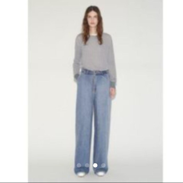 JOHN LAWRENCE SULLIVAN(ジョンローレンスサリバン)のAALTO(アールト) jeans with pleats 80s blue レディースのパンツ(デニム/ジーンズ)の商品写真