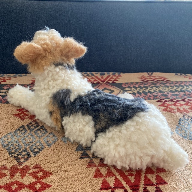 羊毛フェルト トイプードル 犬 ハンドメイドのぬいぐるみ/人形(ぬいぐるみ)の商品写真