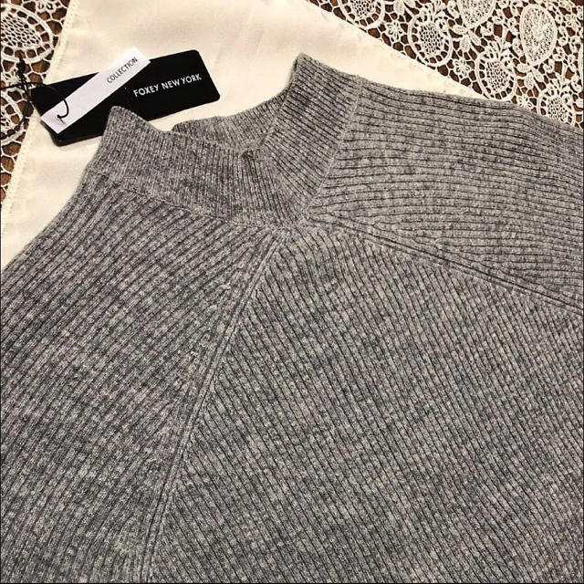 木造 FOXEY NEWYORK グレーセーター | dizmekaro.com