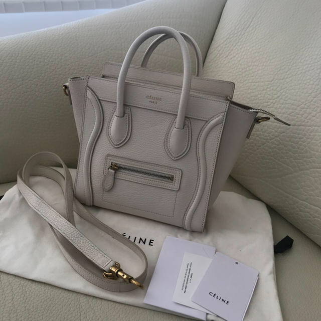 celine(セリーヌ)の正規品⭐️セリーヌ ラゲージ ナノショッパー ショルダー付き 2way レディースのバッグ(ハンドバッグ)の商品写真