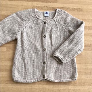 プチバトー(PETIT BATEAU)のプチバトー ニット カーディガン(カーディガン)