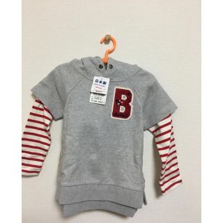 ダブルビー(DOUBLE.B)の新品！ダブルビー  長袖カットソー 100㎝(Tシャツ/カットソー)