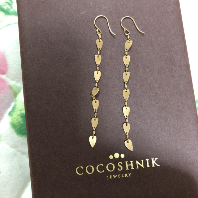 ココシュニック♡10Kロングハートピアス 魅力の 6300円 www.gold-and