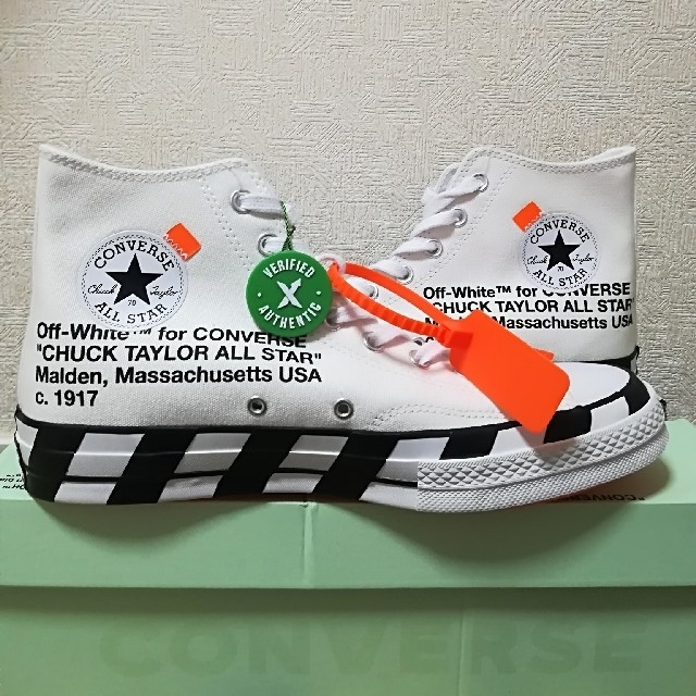 靴/シューズOff White×CONVERSE CHUCK TAYLOR 28.5㎝