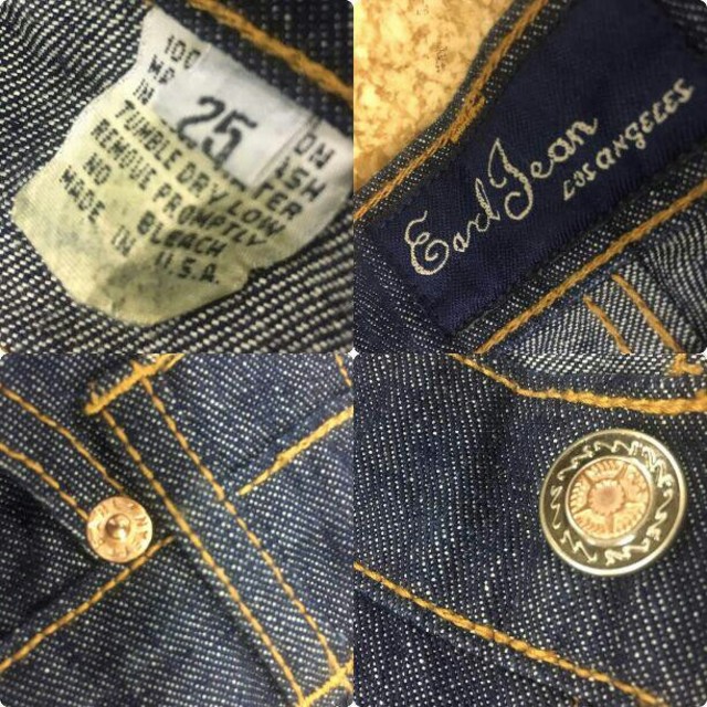 Earl Jean(アールジーン)のEarl jeansアールジーンズデニムジーンズスリムストレッチジーンズ25 レディースのパンツ(デニム/ジーンズ)の商品写真