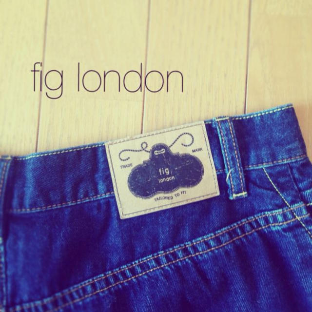 fig londonデニムショートパンツ