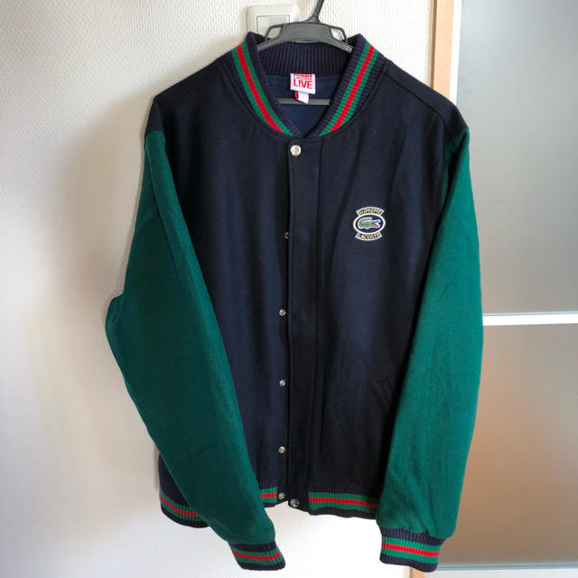 Supreme(シュプリーム)のSupreme LACOSTE   Varsity Jacket ラコステ メンズのジャケット/アウター(スタジャン)の商品写真