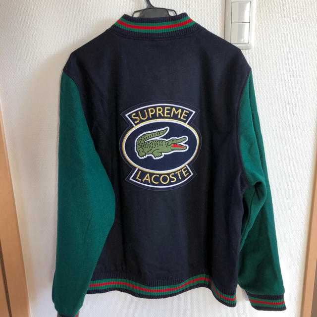 Supreme(シュプリーム)のSupreme LACOSTE   Varsity Jacket ラコステ メンズのジャケット/アウター(スタジャン)の商品写真