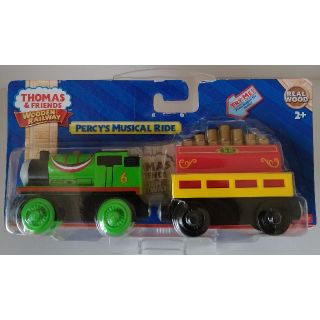 フィッシャープライス(Fisher-Price)の【新品・未開封】パーシーとパイプオルガン　木製トーマス(電車のおもちゃ/車)