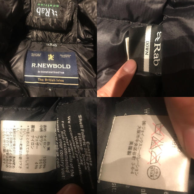 ARC'TERYX(アークテリクス)の専用です。英国製 Rab ダウンジャケット Rab x R.newboldコラボ メンズのジャケット/アウター(ダウンジャケット)の商品写真