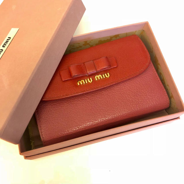 MIU MIU】マドラスリボン財布♡-