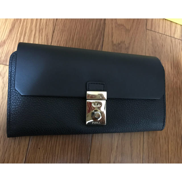 FURLA 長財布 財布 黒 レディース