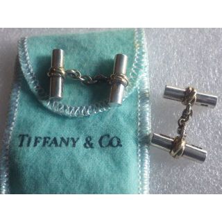 ティファニー(Tiffany & Co.)のティファニー カフス 金 純銀無垢 925 Tiffany&Co. カフリンクス(カフリンクス)