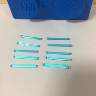 レゴ(Lego)のレゴ パーツ クリアブルー 10本 セット(知育玩具)