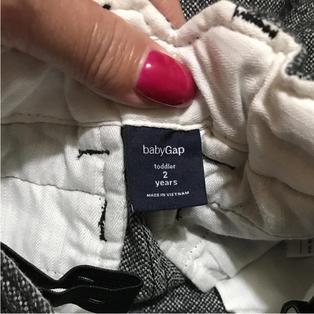 babyGAP(ベビーギャップ)のbaby GAP ツイード パンツ 大人綺麗めパンツ ベビーギャップ キッズ/ベビー/マタニティのキッズ服男の子用(90cm~)(パンツ/スパッツ)の商品写真