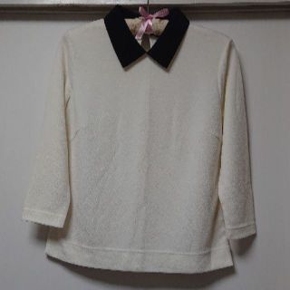 ローズバッド(ROSE BUD)の★新品★ROSE BUD 襟付きｶｯﾄｿｰ(カットソー(長袖/七分))