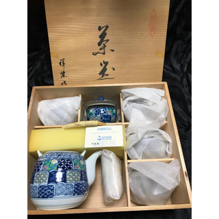 有田焼  急須＆湯呑み5脚セット(食器)