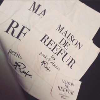 メゾンドリーファー(Maison de Reefur)の3枚セット🌟REEFUR新品ショッパー(ショップ袋)