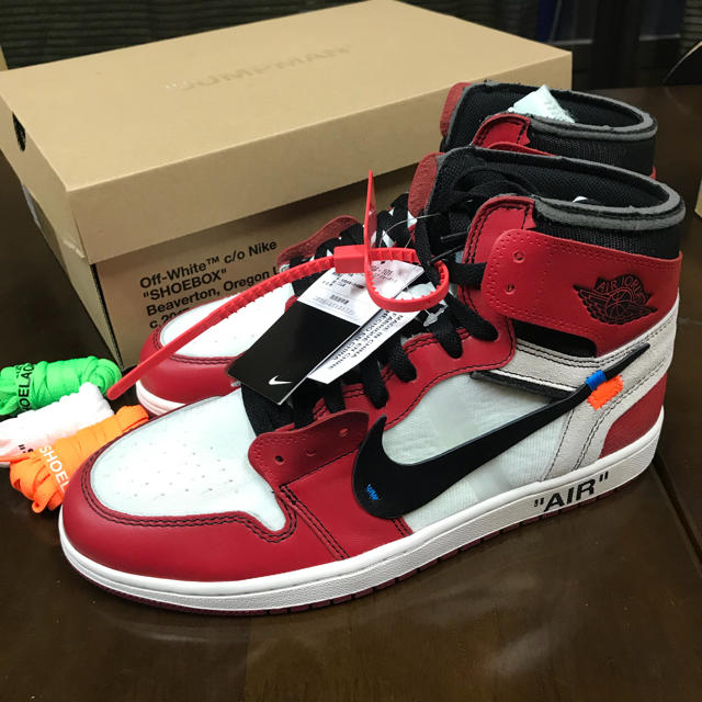 新年の贈り物 1 JORDAN AIR NIKE - OFF-WHITE off-white ten the スニーカー 新年の贈り物 1 JORDAN AIR NIKE - OFF-WHITE off-white ten the スニーカー