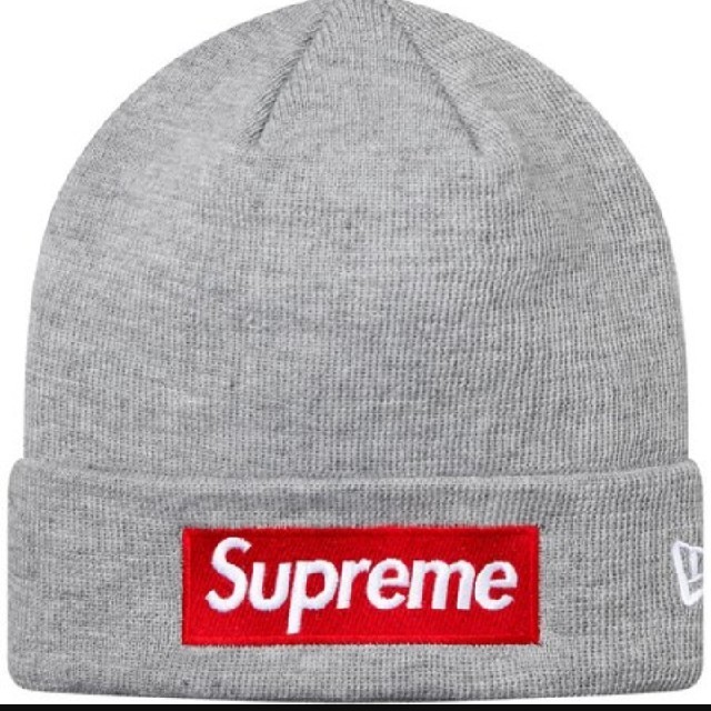Supreme - supreme box logo beanie heather grey ×3の+