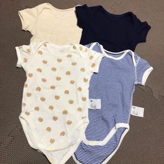 ユニクロ(UNIQLO)のユニクロ ベビー肌着4枚セット♡(肌着/下着)