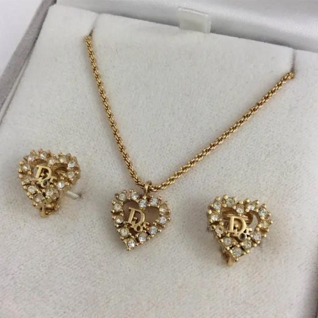 Dior necklace earring set 2