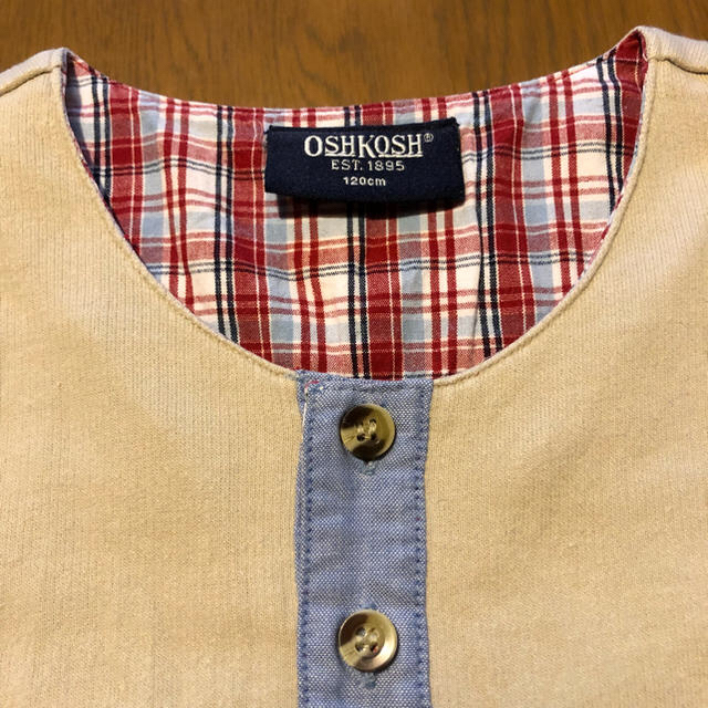 OshKosh(オシュコシュ)のオシュコシュ  キッズ ベスト 120 キッズ/ベビー/マタニティのキッズ服男の子用(90cm~)(ジャケット/上着)の商品写真