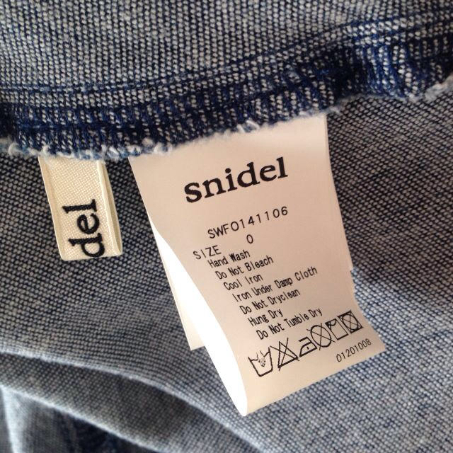 SNIDEL(スナイデル)のsnidel♡デニムフレアワンピース レディースのワンピース(ミニワンピース)の商品写真