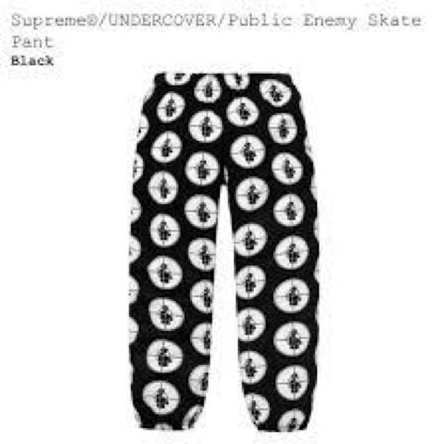 supreme undercover public enemy スウェットパンツ