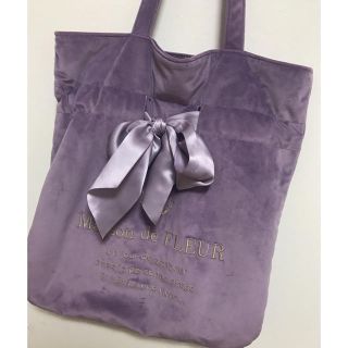 メゾンドフルール(Maison de FLEUR)のmaison de fleur トートバッグ ベロア(トートバッグ)
