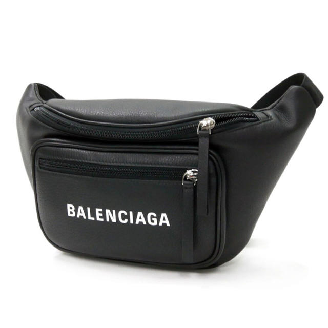 Balenciaga(バレンシアガ)のバレンシアガ  ホワイトロゴ レザー ボディバッグ ウエストポーチ  新品 メンズのバッグ(ボディーバッグ)の商品写真