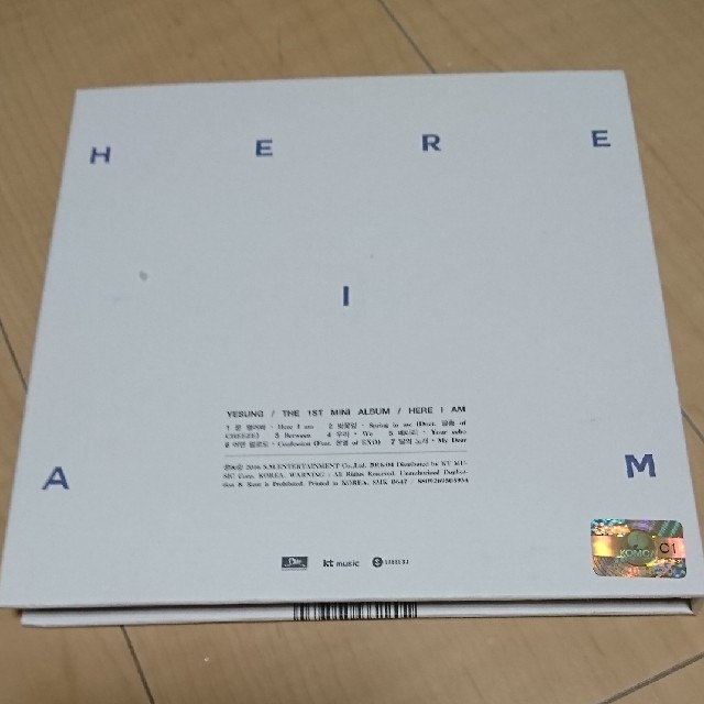 super junior イェソン CD HERE I AM エンタメ/ホビーのCD(K-POP/アジア)の商品写真