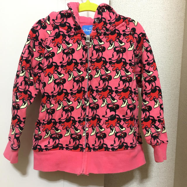 Disney(ディズニー)のディズニーリゾート パーカー 100 キッズ/ベビー/マタニティのキッズ服女の子用(90cm~)(ジャケット/上着)の商品写真