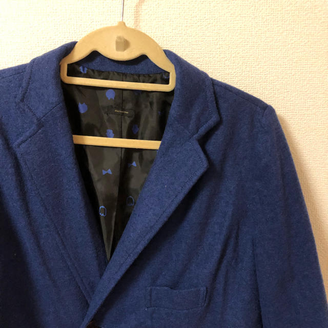 POU DOU DOU(プードゥドゥ)の圧縮ウール天竺Aラインチェスターコート レディースのジャケット/アウター(チェスターコート)の商品写真