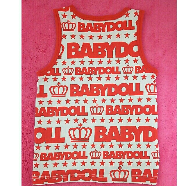 BABYDOLL(ベビードール)のBABYDOLL／ベビードール タンクトップ🎵 110サイズ キッズ/ベビー/マタニティのキッズ服男の子用(90cm~)(Tシャツ/カットソー)の商品写真