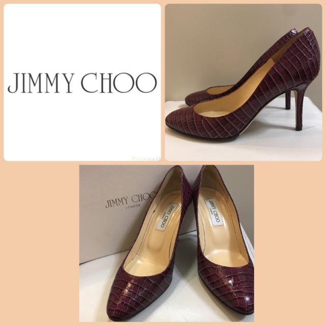 JIMMY CHOO(ジミーチュウ)のジミーチュウ♡パープルクロコダイル パンプス♡ レディースの靴/シューズ(ハイヒール/パンプス)の商品写真