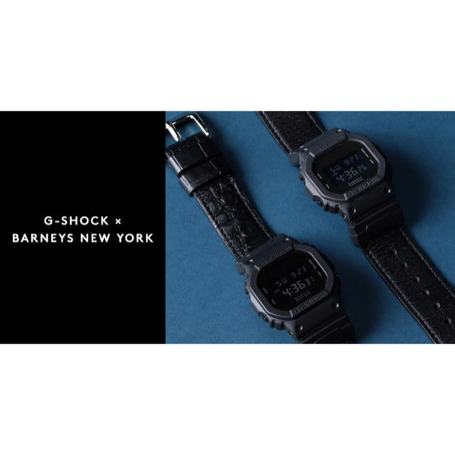 G-SHOCK(ジーショック)の送料込バーニーズG-SHOCKゴートレザーベルト付DW5600BARNEYS  メンズの時計(腕時計(デジタル))の商品写真