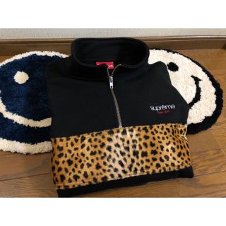 シュプリーム(Supreme)のsupreme half zip sweatshirt レオパード(スウェット)