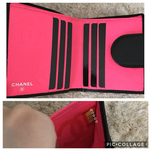 CHANEL(シャネル)の未使用 CHANEL カンボンライン 二つ折り財布 レディースのファッション小物(財布)の商品写真