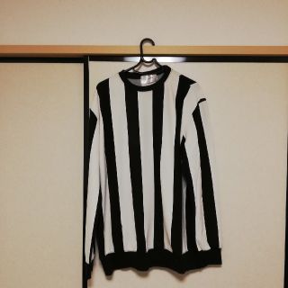 ザラ(ZARA)のストライプ スウェット 長袖シャツ(Tシャツ/カットソー(七分/長袖))