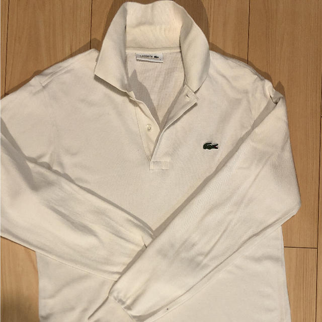 LACOSTE(ラコステ)のラコステ 長袖ポロシャツ M ホワイト メンズのトップス(ポロシャツ)の商品写真