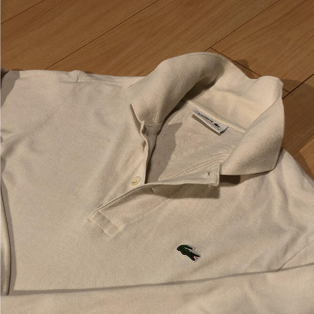 LACOSTE(ラコステ)のラコステ 長袖ポロシャツ M ホワイト メンズのトップス(ポロシャツ)の商品写真