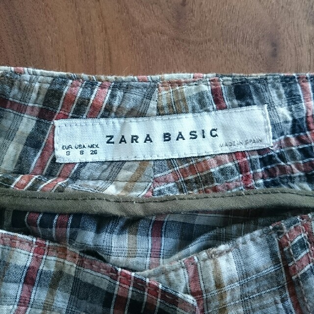 ZARA(ザラ)の⑥⑧値下。美品！ZARA チェックハーフパンツ レディースのパンツ(ハーフパンツ)の商品写真